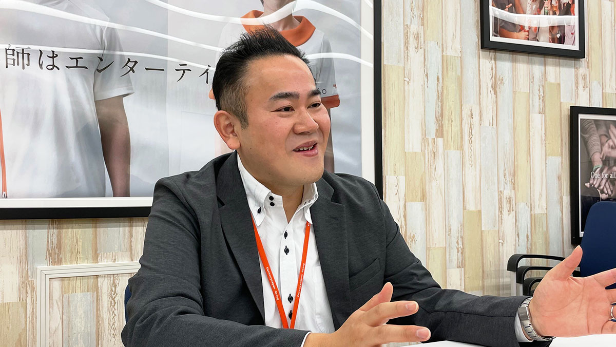 話をお伺いした情報システム部長の成田様